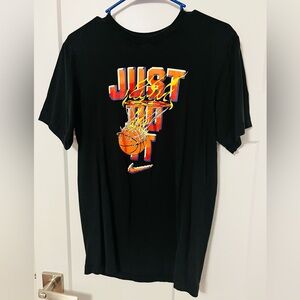 Nike Black T-Shirt with Bold Graphic